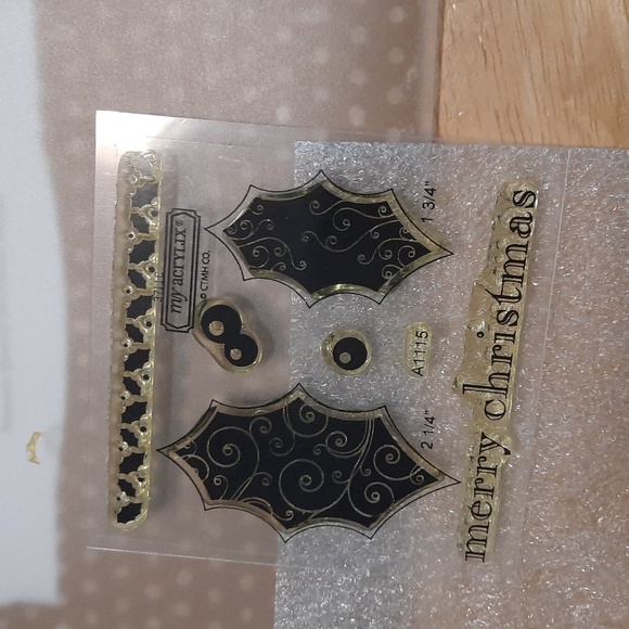 A Holiday clear stamp set. - Picture 2 of 3